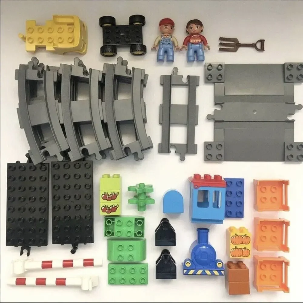 Lego Duplo 10810 Push Train 100% Complete Track Building Set Toy No Box Manual - Picture 8 of 8